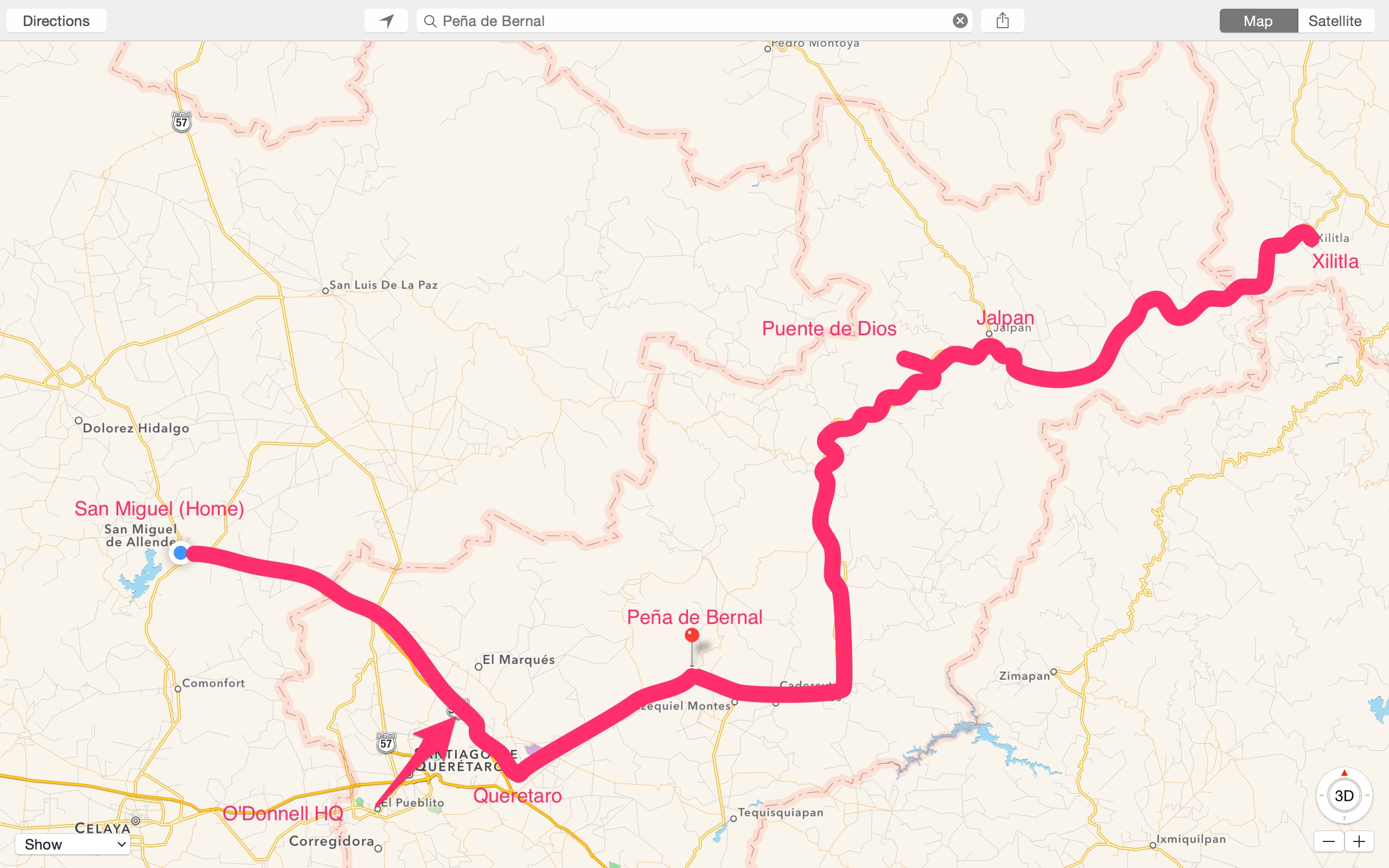 mark up xilitla trip